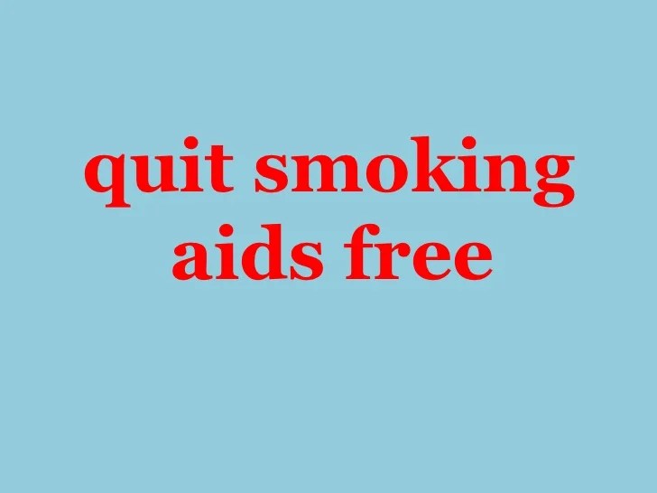 Aids smoking quit slideshare Aids smoking quit slideshare